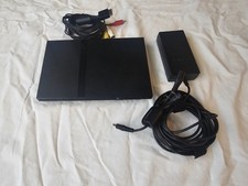 Sony PlayStation 2 Slim Console With Power Cable And Av Cable SCPH-75001