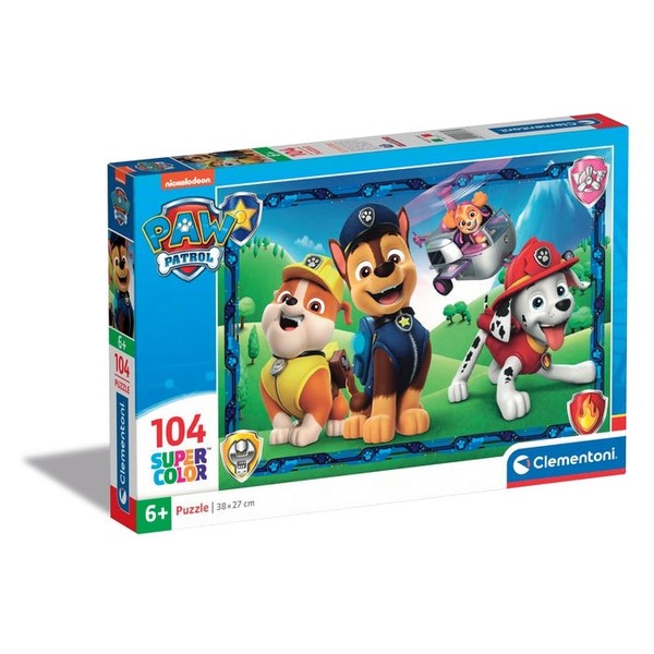 Clementoni 27177 - Paw Patrol - 104 Teile Puzzle Supercolor-image