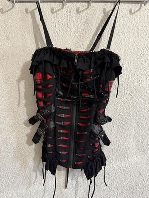 Vintage RQ-BL Gothic Punk Corset Women's Size Small