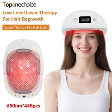 Medical Grade Laser Hair Growth Helmet 448 Lasers Anti Hair Loss Thinning 650nm