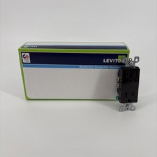 10 New LEVITON BROWN DUPLEX 125V 15A Receptacles Free US Shipping