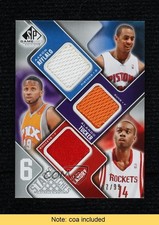2009-10 SP Game Used 6 Star Swatches 87/99 Arron Afflalo Alando Tucker 06bg