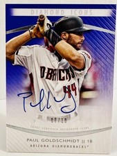 🔥2017 Topps Paul Goldschmidt Purple Auto on card /10 Gem Mint Diamondbacks💎