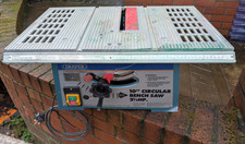 Draper BTS-250B Bench saw 45-90 rise fall 10" blade 240v 1863w