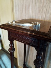 Grande Pince à Sucre/Glaçons/Cornichons Orfèvrerie Ercuis en Métal Argenté