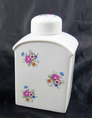 Richard Ginori Porcelain Tea Caddy Italy Mint
