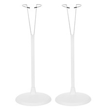 Fits 24 Inch Doll Adjustable Doll Stand Waist 1.8" - 2.6" White, 2pcs
