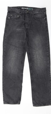 Red Herring Damen schwarz Denim Mom Jeans Größe 30 L27,5 in