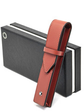 Montblanc Pen Pouch Case Cover Meisterstuck Brown Leather MB 131267 3645G