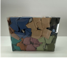 Multicolor Grosgrain Ribbon Hair Bow with Metal Alligator Clip, Approx 4 in