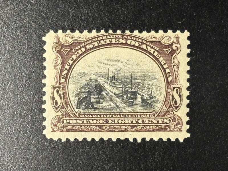 US STAMP SCOTT # 298 MINT NH PAN AMERICAN 1901 8c SEE IMAGES!