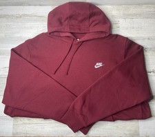 Nike Sportswear Club Fleece Pullover Hoodie Burgundy BV2654-677 Men  s Size: XXL