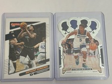 Anthony Edwards 2023 Panini Crown Royale #98 + 2021 Donruss #175 Timberwolves