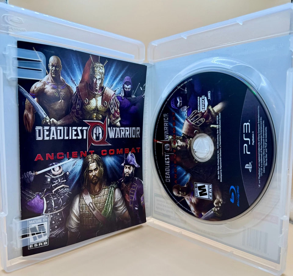 Deadliest Warrior: Ancient Combat PS3 CIB Complete Manual - Sony PlayStation 3 - Image 4 of 4