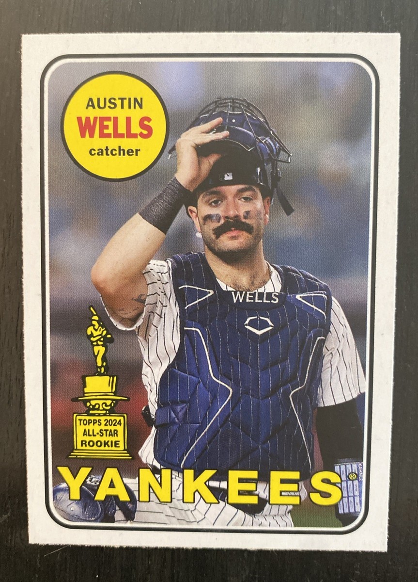 2025 Topps Heritage Austin Wells #H25-18 Heritage 25th Anniversary