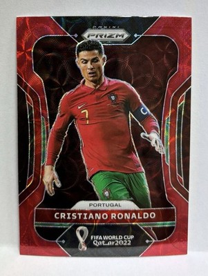 2022 Panini Prizm World Cup Qatar - Cristiano Ronaldo #175 Choice Red Prizm