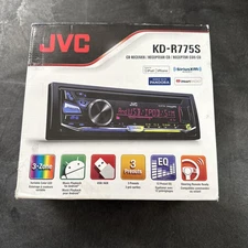 JVC KD-R775S CD RECEIVER W/ Remote, Instructions, Cables - Open Box