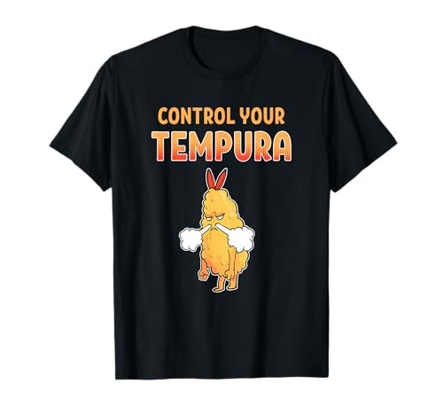 Tempura Shrimp Sushi Manga Goods Foodie Anime Figur Garnelen T-Shirt von JP