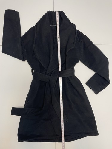 Abrigo de lana mujer MANGO T. S negro envío rápido cálido y acogedor - Imagen 6 de 6