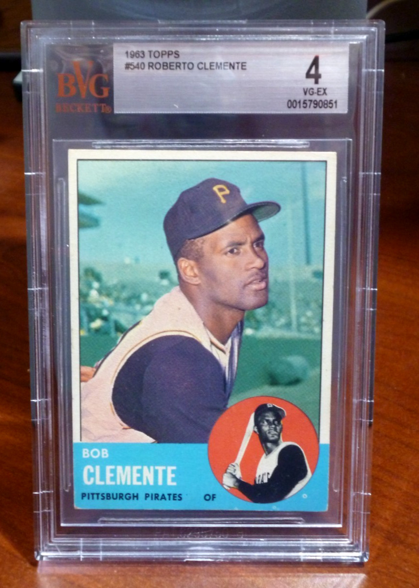 1963 TOPPS #540 ROBERTO / BOB CLEMENTE PIRATES BVG 4 VG-EX 💥⚡️