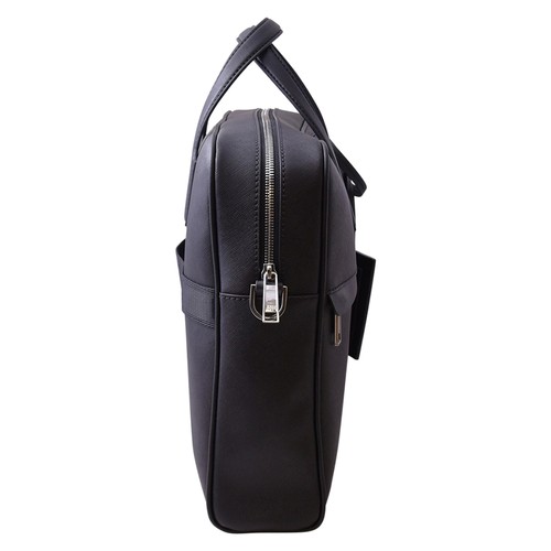 Hugo Boss Zair-S Men's Messenger Bag Business Structured Document Case Black - Picture 2 of 5