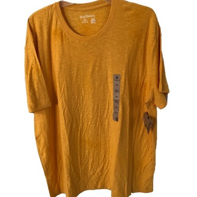 NWT Ruff Hewn Mens XL T-Shirt Heather Yellow Cotton 50  Chest 30  Long
