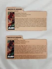 Gi Joe Cobra 1984 Zartan schizo file card / filecard and other version ORIGINAL