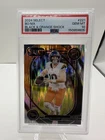 2024 Panini Select - Club Level Bo Nix #221 Black & Orange Shock Prizm RC PSA 10
