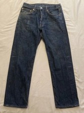 Vintage Levi's 501 XX Slim Straight Blue Jeans Retro Read Description 