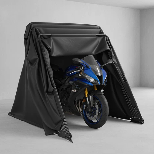 Motorcycle Shelter Storage Sheds Cover Garage 110"x47" x63" Waterproof Outdoor