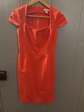 Banana Republic Red Cotton Blend Dress 4