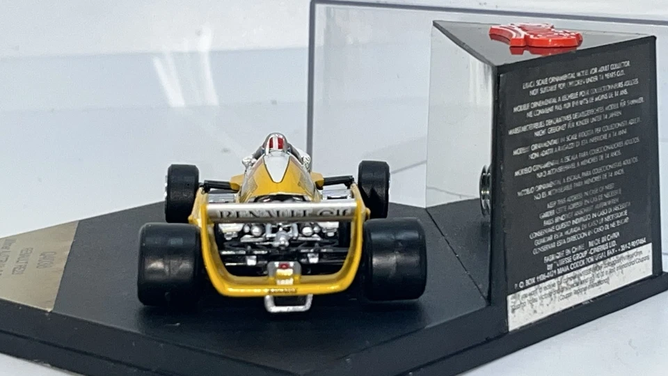 QUARTZO Q4038 RENAULT RE23 WINNER AUSTRIAN G.P. 1980 I.P. JABOUILLE  scala 1:43 - Immagine 4 di 4