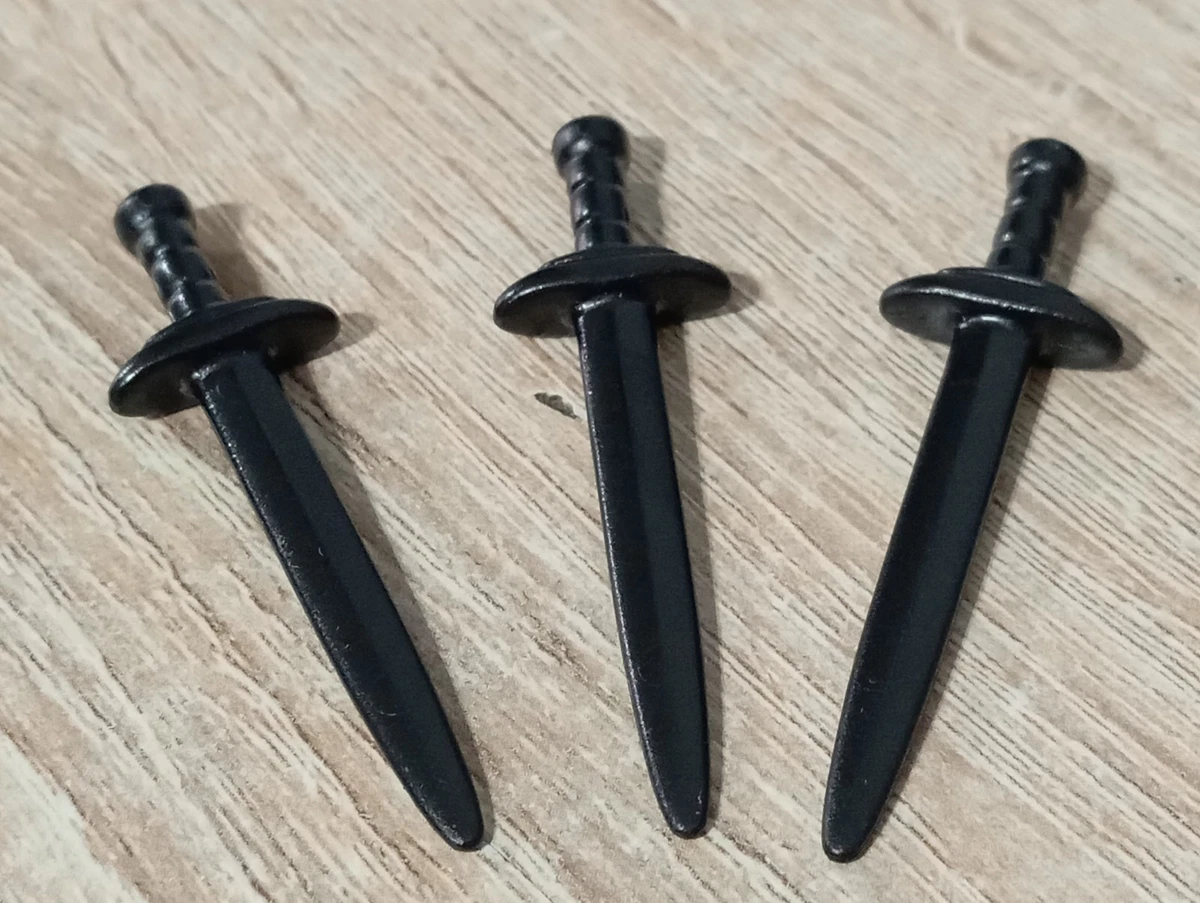 Lot De 5 Ceintures Noires Playmobil Pour Pirates, Médiévaux, Romains... - Pièces D'occasion