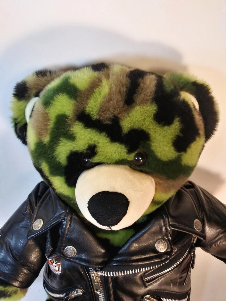 Camo teddy bear jacket cheap