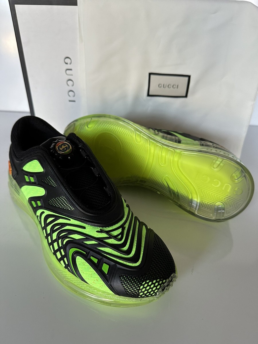 Gucci Ultrapace R Sneakers In Black and Green 8.5 US (Gucci  display picture 1