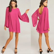 SHOW ME YOUR MUMU Bombshell Dress Cream Chiffon Size Small