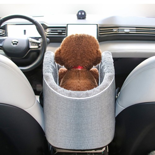Pet Cat Car Seat Dog Booster Seat Puppy Console Car SUV Secure Safety Seat - Picture 4 of 8