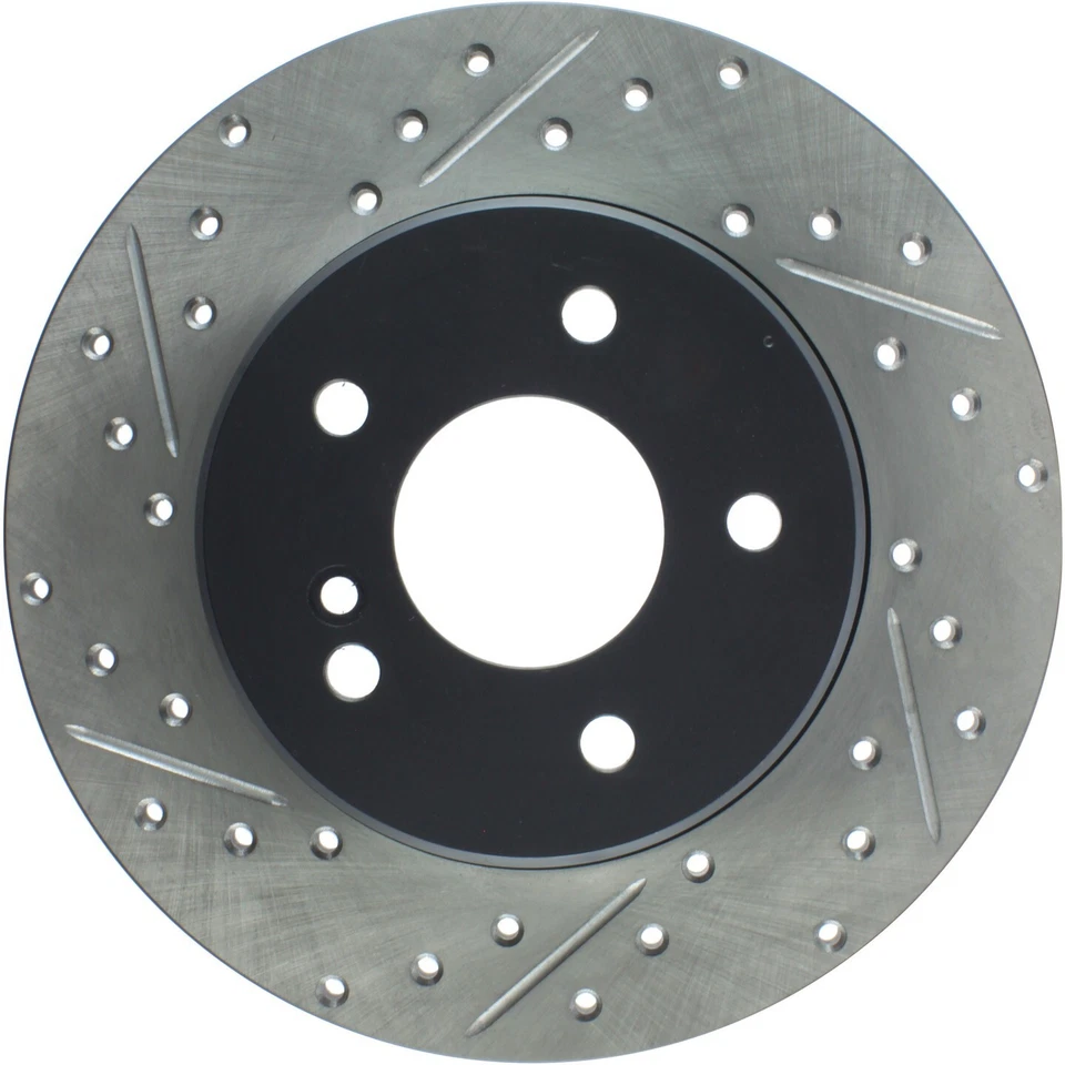 Rear PAIR Stoptech Disc Brake Rotor for 2006-2007 Mercedes-Benz C350 (45393) - Image 2 of 4