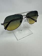Levi's LV 1012/S R80/JE Men Silver Stainless Steel Green Plastic Lens Sunglasses