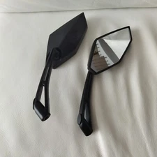 A-Pro Pair of Motorcycle Mirrors - Black (SR-4809BLAC)
