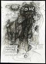 Tuschezeichnung/Plakatentwurf (1979) Godehard LIETZOW (1937-2006 D) handsigniert