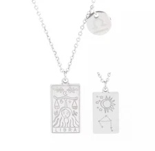 Libra Zodiac necklace