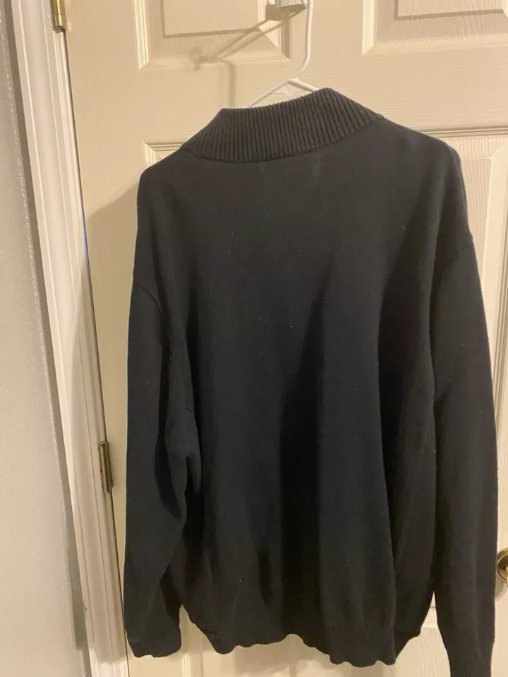 Harley-Davidson 1/4 Zip Knit Stitched Embroidered Logo Sweater Men’s Size 3XL - Image 3 of 3