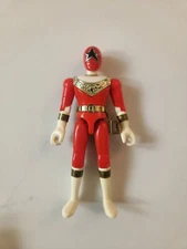 Power Rangers Zeo Red Jet Cycle Figure 4 Inch Battle Bike Rider Collectible