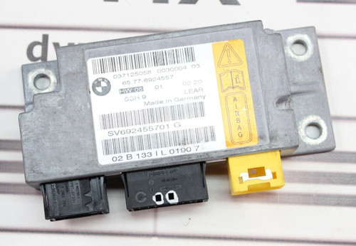 BMW E65 745i E66 E67 STEUERGERÄT SENSOR RÜCKSITZ HINTEN MODUL AIRBAG 6924557