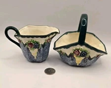 Vtg MARUHON WARE  sugar and creamer made in Japan RARE COLLECTORS 