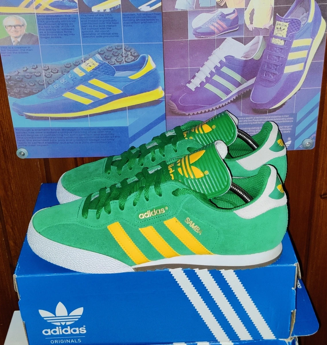 Adidas samba super green new arrivals