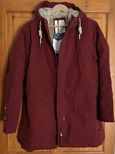 Seasalt Women’s River Sea Waterproof Coat Size 18 Petite Colour Red Dahlia