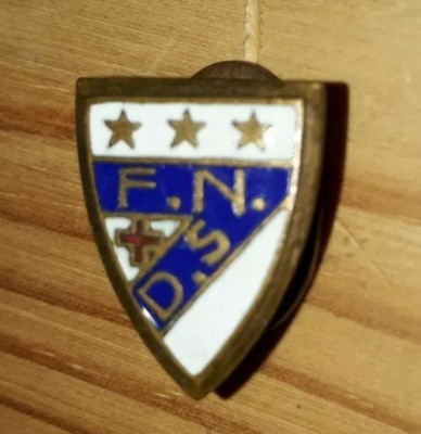Abzeichen Blutspende SOS FRANKREICH Blutspender Blut Pin's Badge Knopf FNDS Brosche