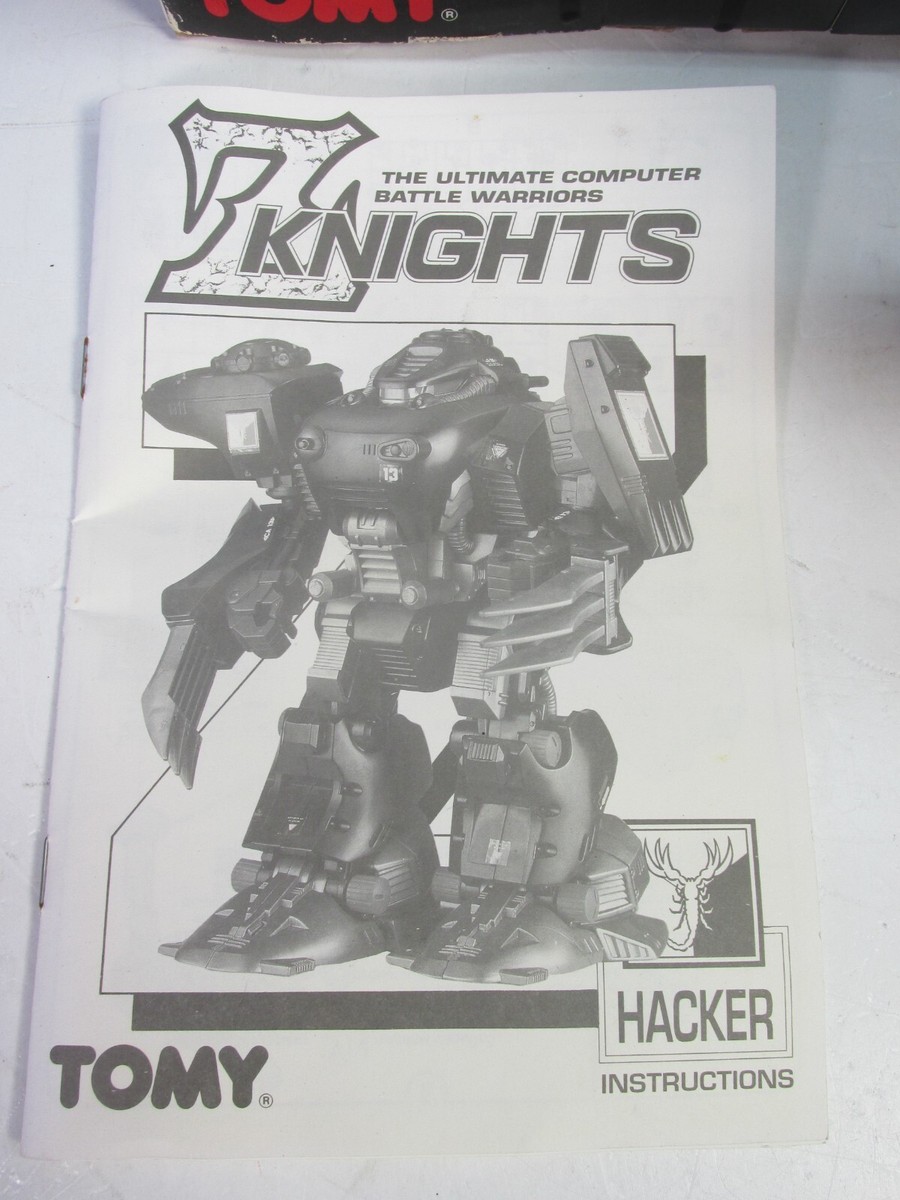 vintage complete TOMY Z KNIGHTS HACKER BATTLE ROBOT WARRIORS vintage complete TOMY Z KNIGHTS HACKER BATTLE ROBOT WARRIORS